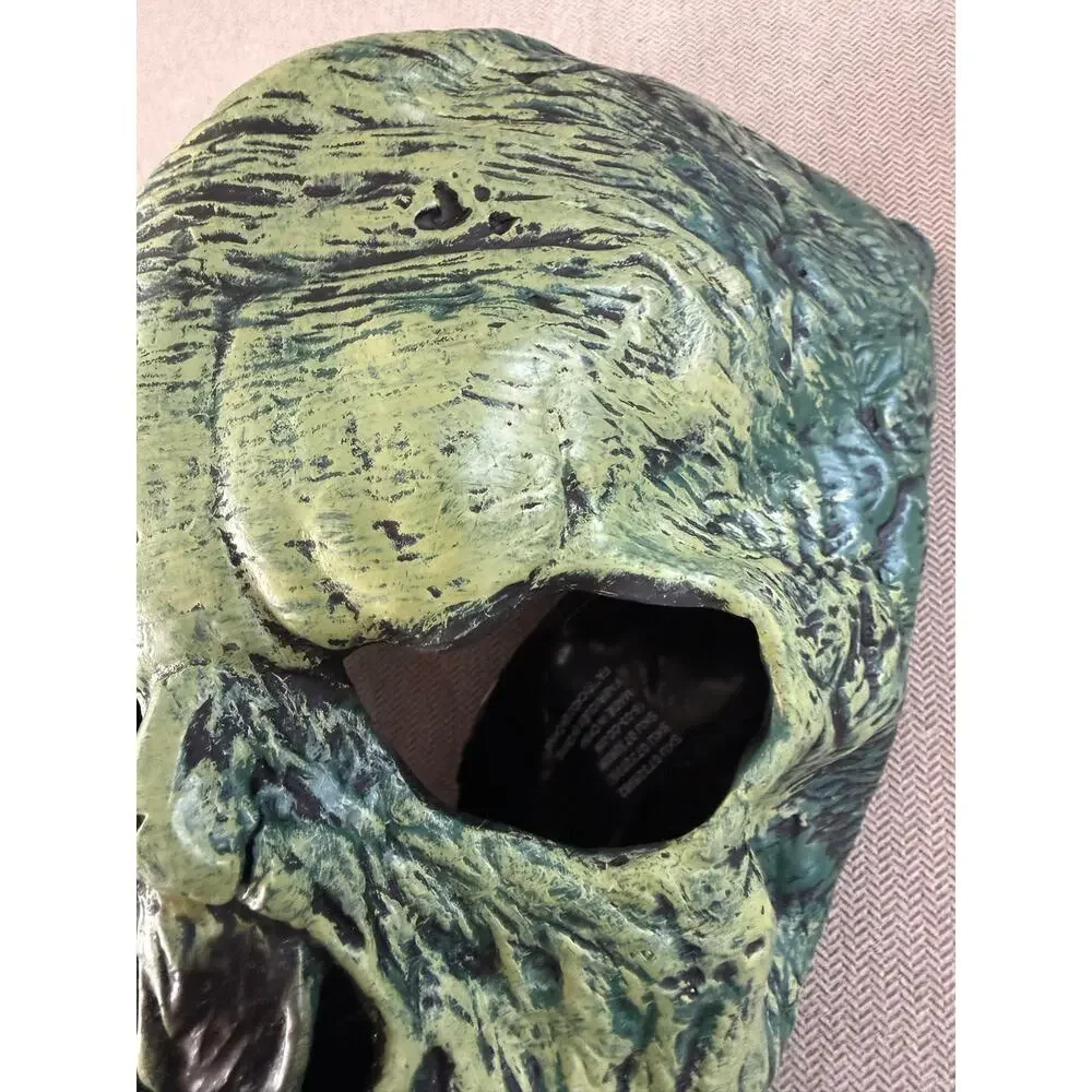 Zombie Skull Mask Green Undead Skeleton Full Face Halloween Horror Costume